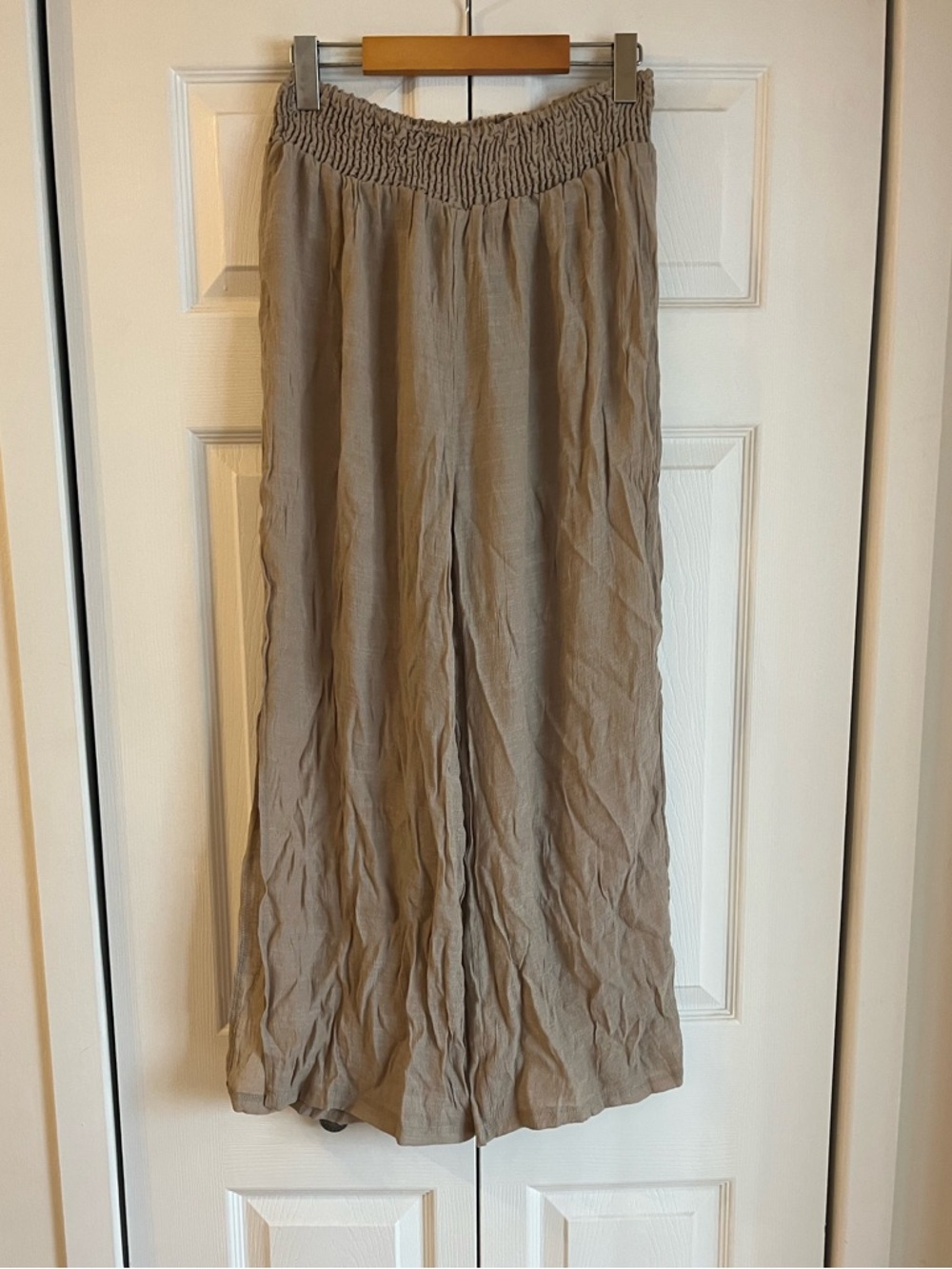 Resort Wear Elastic Waist Pants